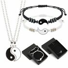 2 Yin Yang Best Friend Couples Bracelets / Necklaces Gift Long Distance Bracelet