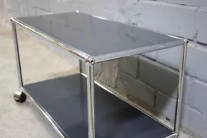 USM Haller Lowboard Półka Stół Stolik boczny 75x35 antracytowy szary półka - Zdjęcie 1 z 5