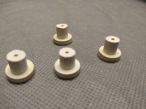 Replacement part: Set of 4 white Rubber Feet pads.NuWave Pro Infrared Oven base - Picture 1 of 4