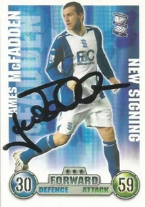 JAMES McFADDEN* SIGNED BIRMINGHAM 2007/2008 MATCH ATTAX TRADING CARD+COA - Picture 1 of 1