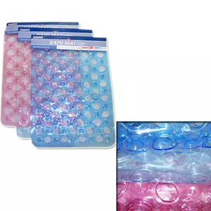Non-Slip Safety Bathtub Spa Shower Floor Mat Anti-Skid Firm Suction Cups Base - Picture 1 of 1