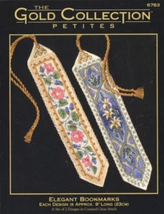 Dimensions Gold Collection Petites ELEGANT BOOKMARKS Cross Stitch Kit 6783 NEW - Picture 1 of 4