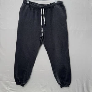 Reebok Nachtwäsche Jogginghose Herren XL Fronttaschen Gummibund mit Kordelzug grau - Bild 1 von 11