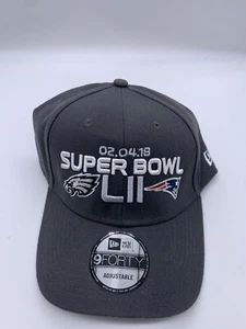 Eagles Patriots SUPER BOWL LII NEW ERA BRAND 9TWENTY VERSTELLBARE MÜTZE KAPPE - Bild 1 von 5