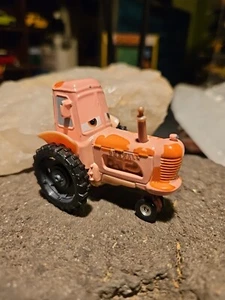 Disney Pixar Cars Chewall Tractor Holstein Cow Pink Diecast - Picture 1 of 7