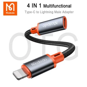 Mcdodo for iPhone to Type C Audio OTG Data Adapter Converter 3A PD Charge U Disk - Photo 1 sur 9