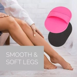 Exfoliating Hair Removal Pad Set & Carry Case Smooth Skin Healthy Skin Pads Legs - Picture 1 of 13