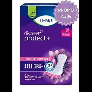 Tena Discreet Protect+ Maxi Night Assorbenti per Perdite Urinarie