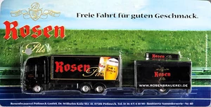 Rosenbräu Rosen Pils MAN Werbetruck Biertruck Sammeltruck mit Getränkestand-Anh. - Bild 1 von 5