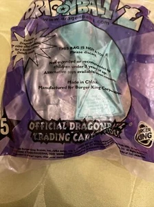Dragon Ball Z - Vegeta - 2000 Burger King Kids Club #5 nuevo sellado en paquete DBZ - Imagen 1 de 5