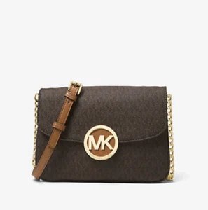 michael kors fulton flap gusset crossbody - Picture 1 of 2