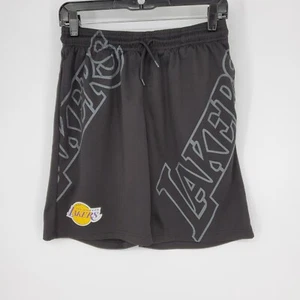 NBA LA Lakers Basketball Shorts Boys Youth XL (18-20) Black Graphic Print - Picture 1 of 13