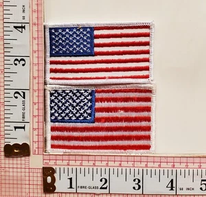 American USA Flag Jacket Vest Hat Patches Appliques Lot Iron On v1 - Picture 1 of 1