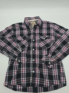 VTG American Eagle Outfitters Button Up Shirt Mens S Plaid Pocket .#36540 - Picture 1 of 8