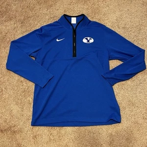 NWOT! Nike BYU Cougars Quarter Zip Pullover  - Picture 1 of 2