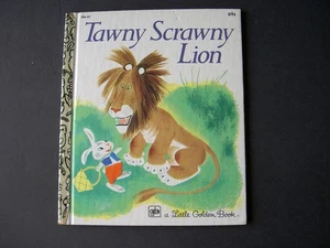 TAWNY SCRAWNY LION A LITTLE GOLDEN BOOK 1981 HARDCOVER KATHRYN JACKSON SEHR GUTER ZUSTAND - Bild 1 von 4