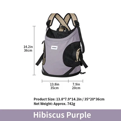 Haustier Brustrucksack Tragetasche Nylon atmungsaktiv Outdoor Katzen Hunden - Bild 1 von 4