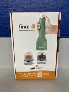FinaMill Spice Grinder Sage Green With 2 Finapod Pro Plus Pods New Sealed - Picture 1 of 6
