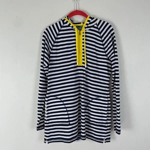 Lauren Active Ralph Lauren gestreifter Hoodie Tunika Oberteil - Damen Medium - Bild 1 von 9