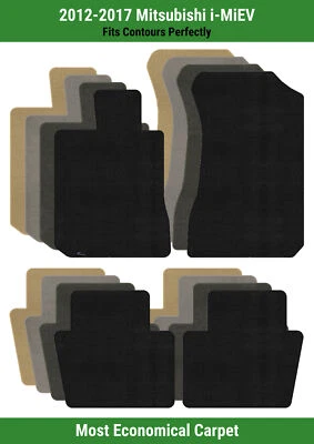 Lloyd Velourtex Front & Rear Row Carpet Mats for 2012-2017 Mitsubishi i-MiEV  - Image 1 of 4