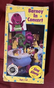 Barney In Concert (1990) Sing Along - The Lyons Group - VHS OOP - Picture 1 of 8