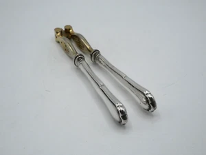 RARE CASSE-NOIX  MANCHES ARGENT MODELE FILETS CONTOURS - Picture 1 of 6