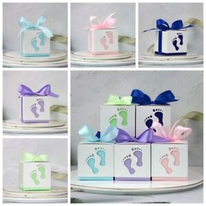 10pcs Cute Baby Shower Favor Boxes  Gender Reveal Party Decoration