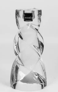 Schöner Kerzenständer Rogaska Art Glas Gitter Design Atena - Bild 1 von 4