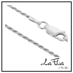 Halskette Seil Diamant 45cm Dicke 1,4mm aus Silber 925 - LES FOLIES - Bild 1 von 2