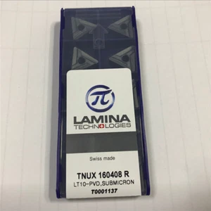 Insertos de carburo para acero LÁMINA TNUX 160408 R 10 piezas (1 paquete) - Imagen 1 de 3