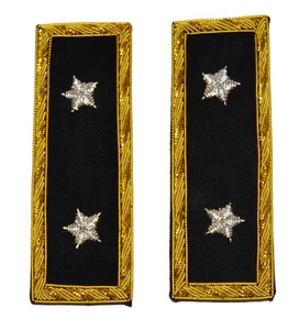 Civil War ACW Gettysburg Union Officer Major Generals Shoulder Boards 10x3.5 cms - Picture 1 of 2