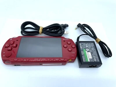 SONY PSP-2000 Console Red  Charger New Battery Memory Stick Tested Excellent - Image 1 of 4