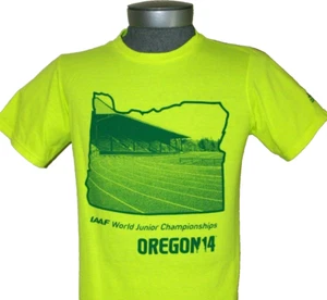 Camiseta Adidas Hayward Field 2014 Campeonato Mundial de Atletismo Unisex Pequeña - Imagen 1 de 8