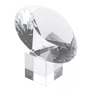LONGWIN Huge 150mm (5.9 in.) Crystal Polyhedron Diamond Paperweight Wedding H... - Picture 1 of 6