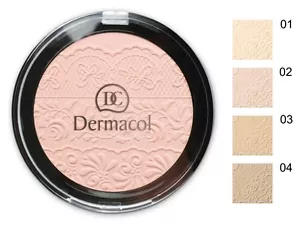 DERMACOL kompaktes gepresstes PULVER mit Spitzenrelief mattierende Gesichtshaut natürlich - Bild 1 von 7