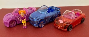 Mattel 2007 ❤ POLLY POCKET ❤ Race to the Mall - Mini Car & Figure Lot G - Bild 1 von 7