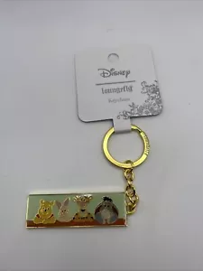 Disney Loungefly Portachiavi Winnie the Pooh Friends Piglet Tiger Eeyore Nuovo con Etichetta - Foto 1 di 6
