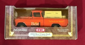 1996 Ertl Die Cast 1/25 Model Do it Best 1955 Red Chevy Cameo Truck Coin Bank - Picture 1 of 6