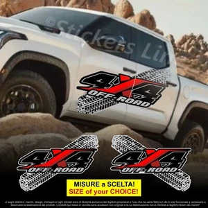 Auto-Collants Tout-Terrain 4x4 Off Road Traces Pneumatiques Montagne Adventure - Bild 1 von 7