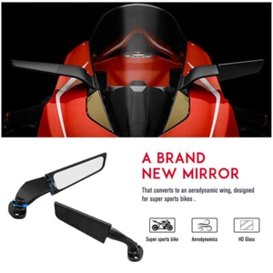 Espejo retrovisor giratorio ajustable actualización giratoria ajustable con ala de viento para BMW S1000RR/S 1000RR - Imagen 1 de 12