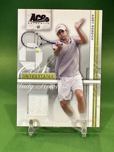 2007 Ace Authentic Straight Sets ANDY RODDICK #5 ATP Match Worn Jersey Relic - Picture 1 of 2