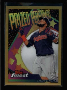 CARLOS SANTANA 2019 FINEST #PPCS PRIZED PERFORMERS GOLD REFRACTOR #25/50 AY5210 - Picture 1 of 1
