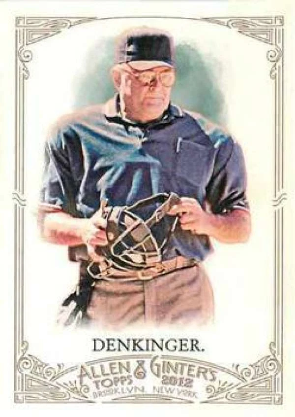 2012 Topps Allen and Ginter #51 Don Denkinger Baseball Card MLB Umpire ID:20168 - Image 1 of 2