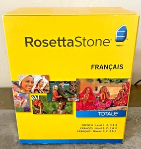 ROSETTA STONE French Levels 1-4 | PC, Mac | NEW/SEALED - Picture 1 of 5