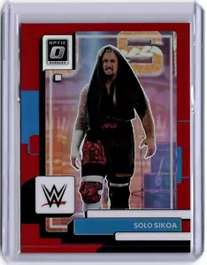 Solo Sikoa 2023 Panini Chronicles Optic Red Prizm #361 Smackdown #076/199 - Picture 1 of 2