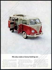 Foto de microbús VW 1961 también hacemos un coche de aspecto divertido Volkswagen anuncio impreso de colección - Imagen 1 de 6