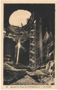 PADIRAC 46 Le Gouffre CPSM écrite à Madame LARIBE Villa Milly à Alger en 1933 - Bild 1 von 2