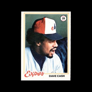 Dave Cash 1978 O-Pee-Chee Montreal Expos Baseball Card #18 - Great Condition!
