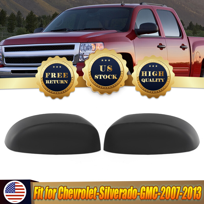 Tapas Cromadas Para Espejos Retrovisores – Izquierda Y Derecha, Para Chevrolet Silverado, GMC Sierra