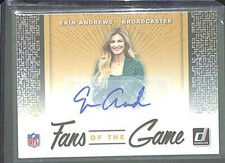 2019 Donruss Football Fans Of The Game Autograph #FTG-1 Erin Andrews